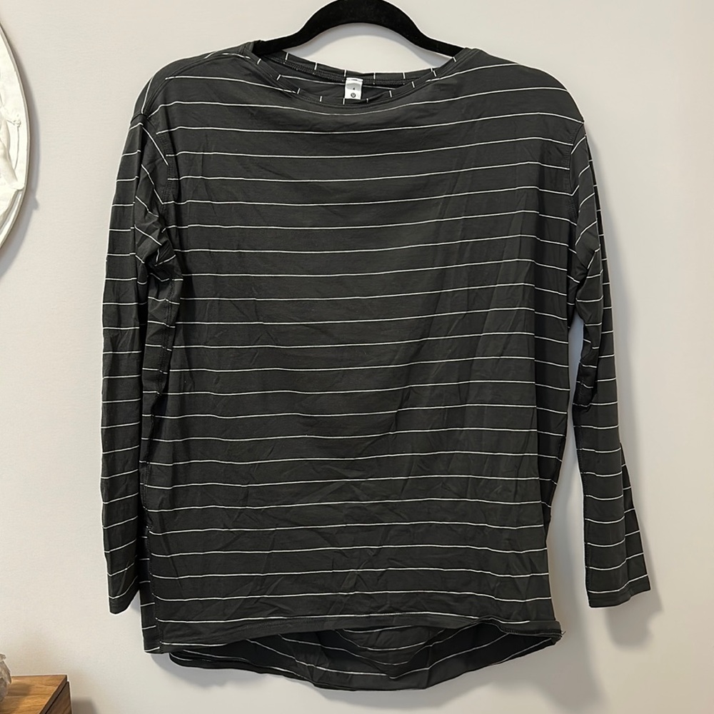 Lululemon Striped long sleeve top XS